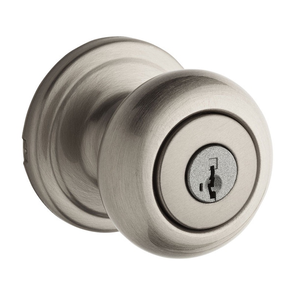 Kwikset Kwikset SmartKey Juno Satin Nickel Entry Door Knob KW1 1-3/4 in. 97402-736 - main